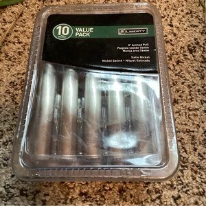 Liberty Arched 3 in. (76 mm) Satin Nickel Cabinet Drawer Bar Pull (box Of 10)